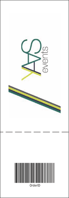Graduation Diploma Event Ticket Product Back
