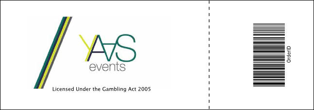 Art Canvas Raffle Ticket Product Back
