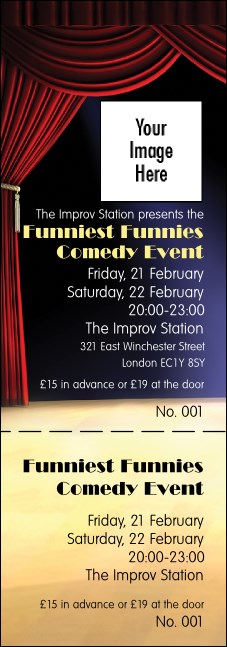 Stand Up Comedy Image Event Ticket Product Front