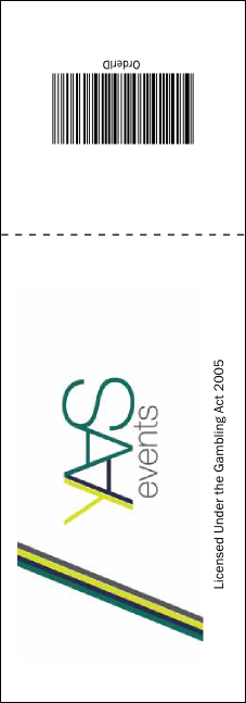 Dance Circles Raffle Ticket Product Back