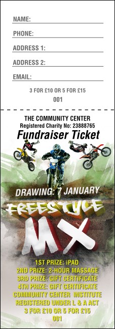 Freestyle MX Raffle Ticket Product Front