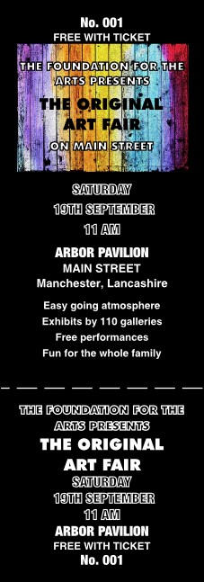 Art Fair General Admission Ticket Product Front
