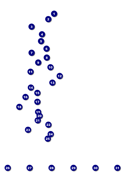 Mixed Martial Arts Green Flyer Front Field Markers