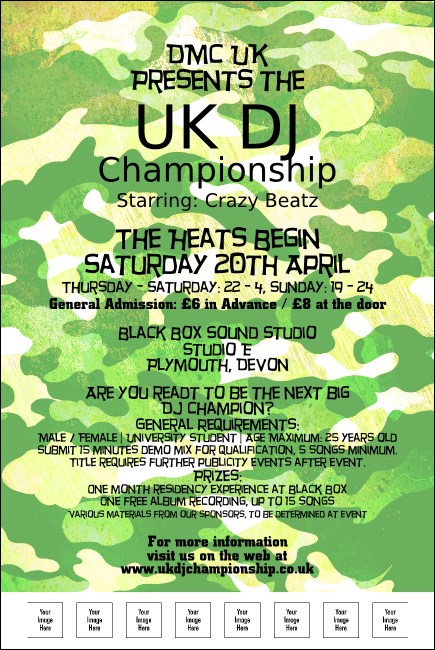 Camouflage Poster Product Front