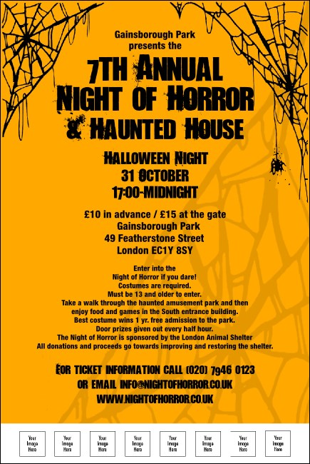 Spider Web Poster 004 Product Front