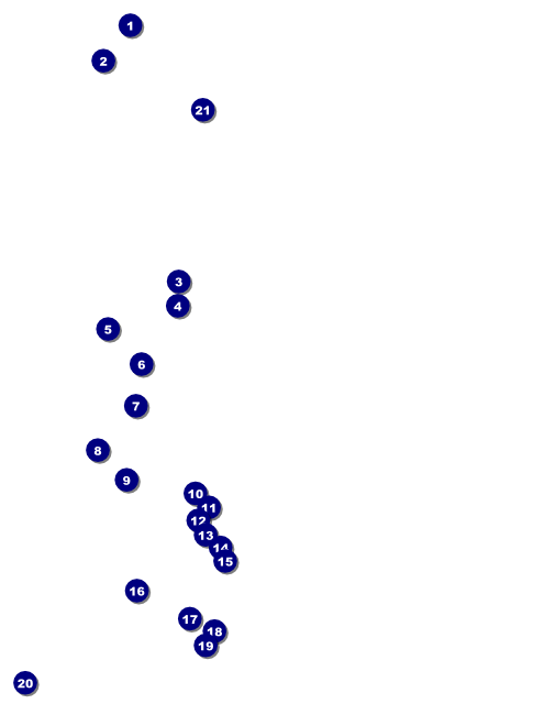 Sports Flyer 001 in Black and Yellow Front Field Markers