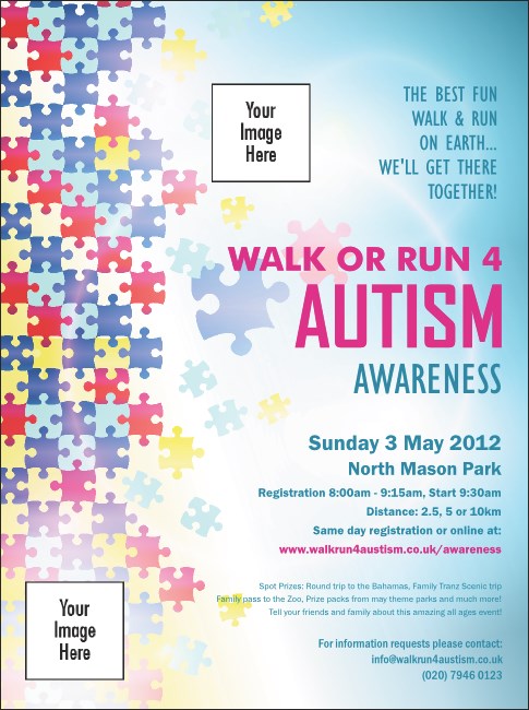Autism Awareness Flyer Product Front