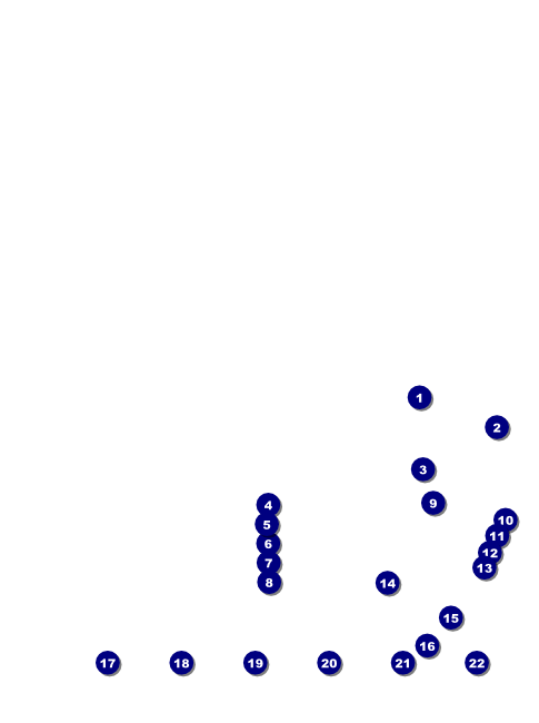 Modern Dance Black Logo Flyer Front Field Markers