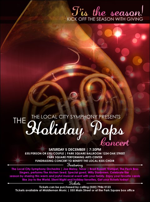 Symphony Holiday Pops Flyer