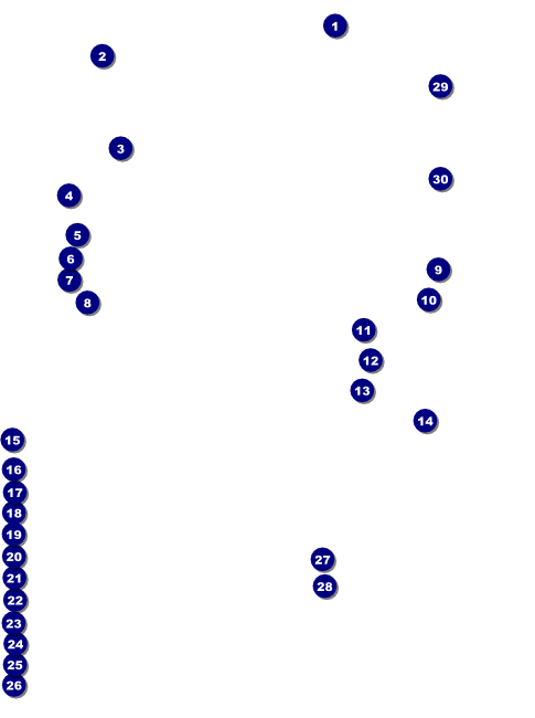 Circle Gala Flyer Front Field Markers