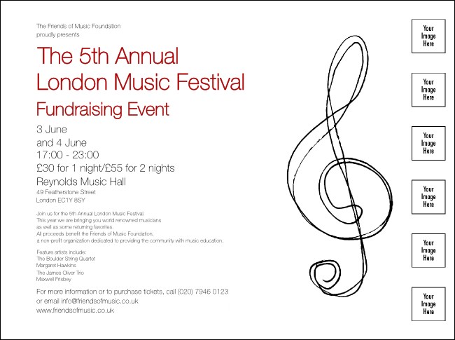 Music Festival 1 Flyer Product Front