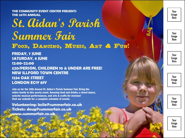 Summer Fair Flyer Product Front