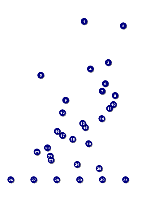 Football Flyer Front Field Markers