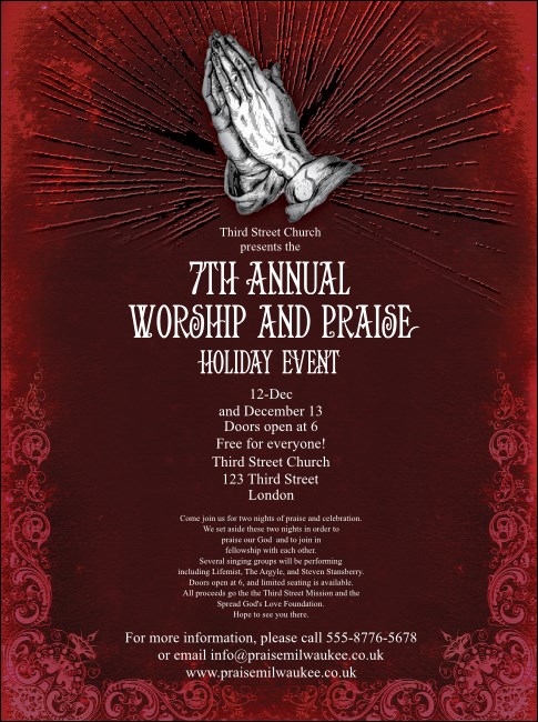 Gospel Flyer Product Front