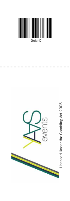 Cricket 3 Raffle Ticket Product Back
