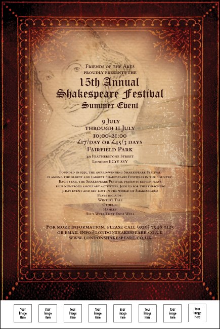 Performing Arts Poster Product Front