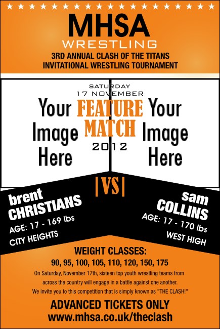 Versus All Purpose Poster (Orange) Product Front