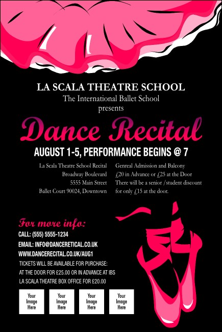 Dance Recital Poster Product Front