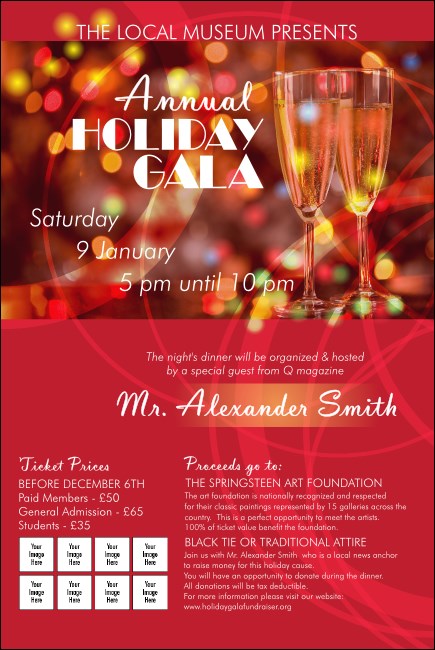 Champagne Lights Poster Product Front