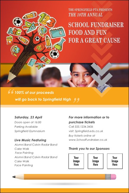 Fundraiser Education Poster Product Front