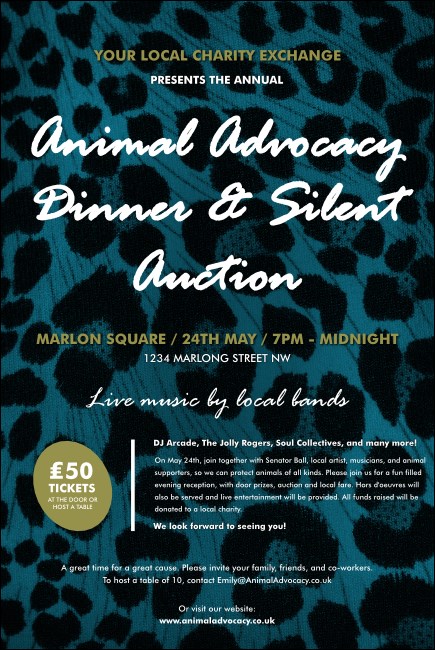 Animal Print Poster Product Front