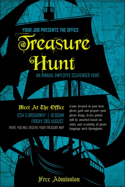 Pirate Ship Poster Product Front