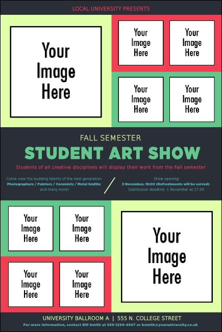 Image Upload Poster Product Front