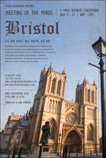 Bristol Poster Product Front
