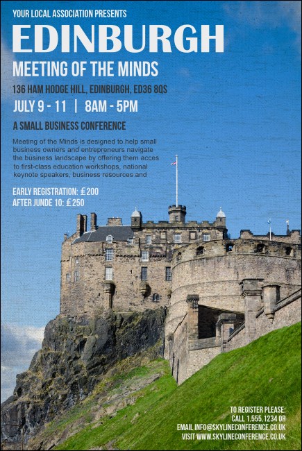 Edinburgh Poster Product Front
