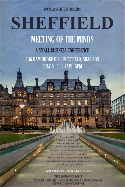 Sheffield Poster Product Front