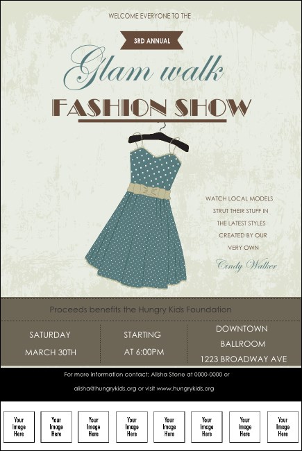 Fashion Show Logo Poster Product Front