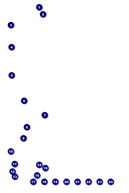 Music Festival Logo Poster Front Field Markers