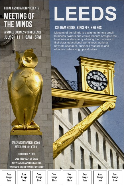 Leeds Logo Poster Product Front