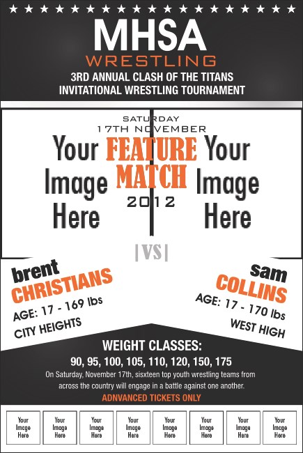 Versus All Purpose Logo Poster (Black) Product Front