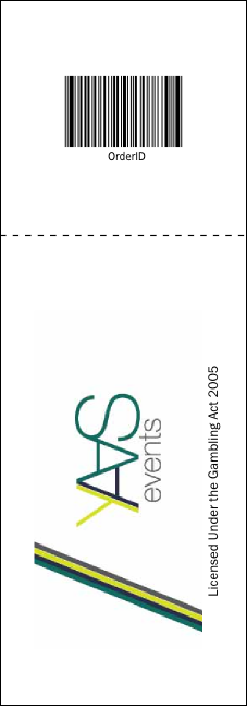 Science Fair Raffle Ticket Product Back