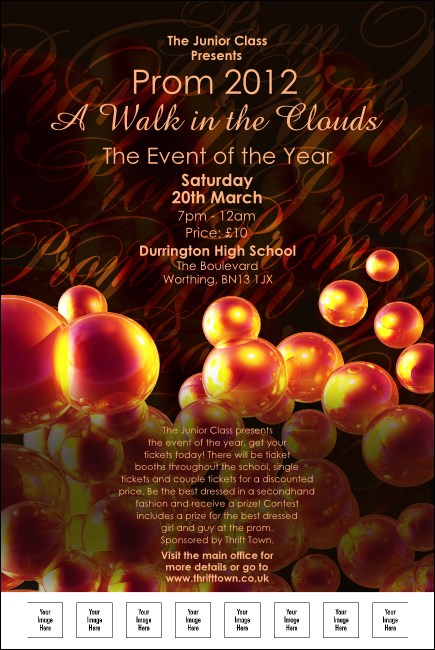 Glitter Prom Poster Product Front