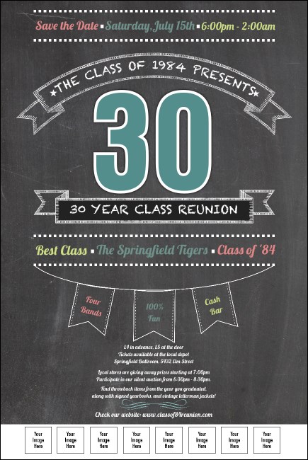 Class Reunion Logo Poster Product Front