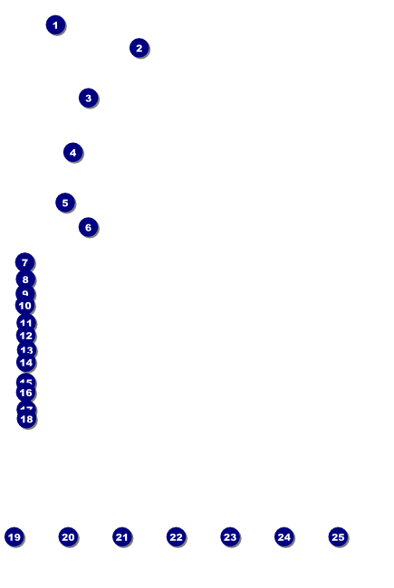 Blues Logo Poster Front Field Markers