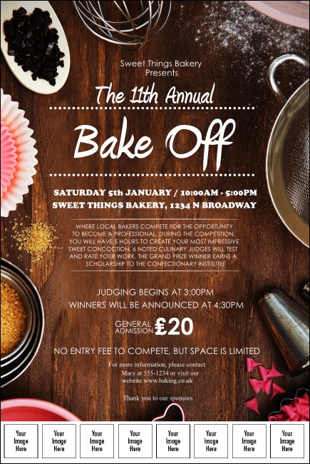 Baking Logo Poster Product Front