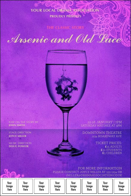 Arsenic & Old Lace Logo Poster Product Front