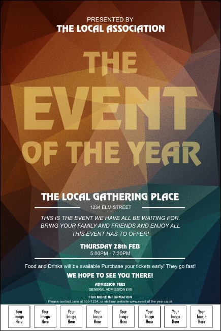 All Purpose Geometric Logo Poster Product Front