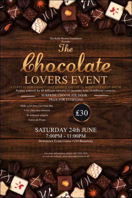 Chocolate Poster Product Front