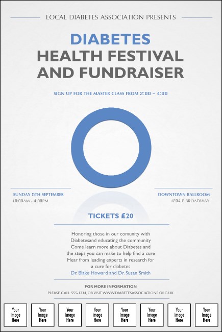 Diabetes Logo Poster Product Front