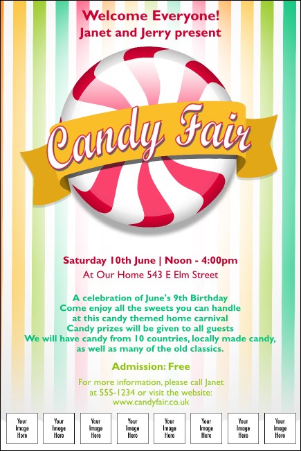 Candy Logo Poster Product Front