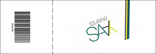 Basketball Dunk Raffle Ticket Product Back