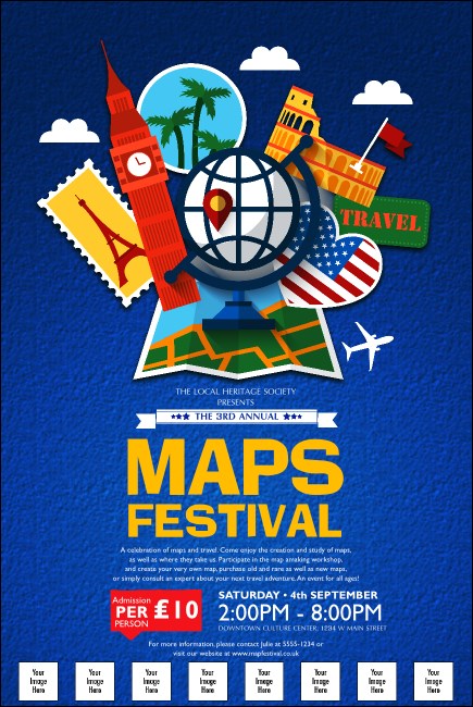 Travel Logo Poster Product Front