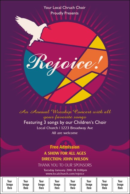 Spiritual Music Logo Poster Product Front