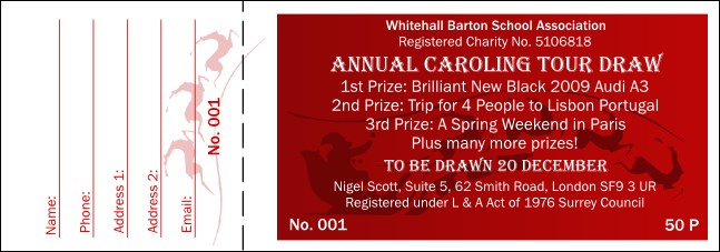 Christmas Scene Raffle Product Front