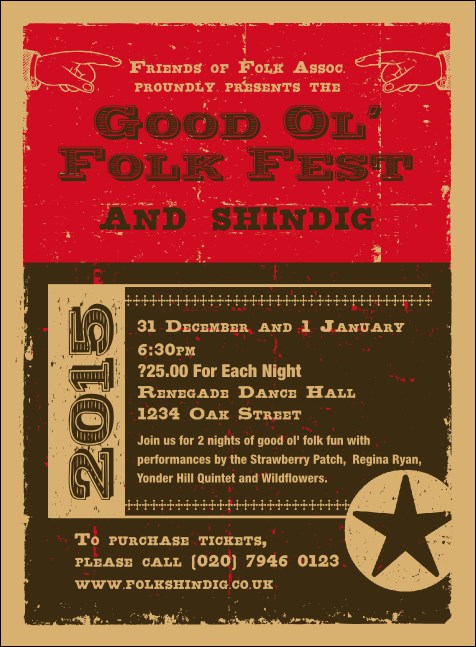 2011 Woodcut Invitation