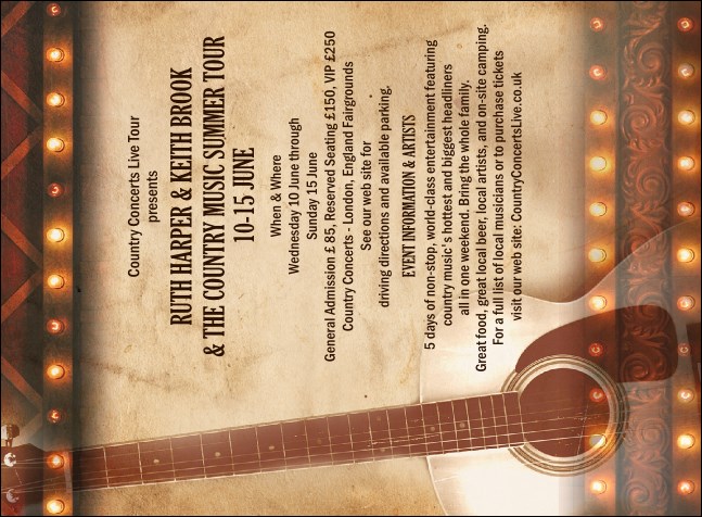 Natural Riffs Invitation Product Front